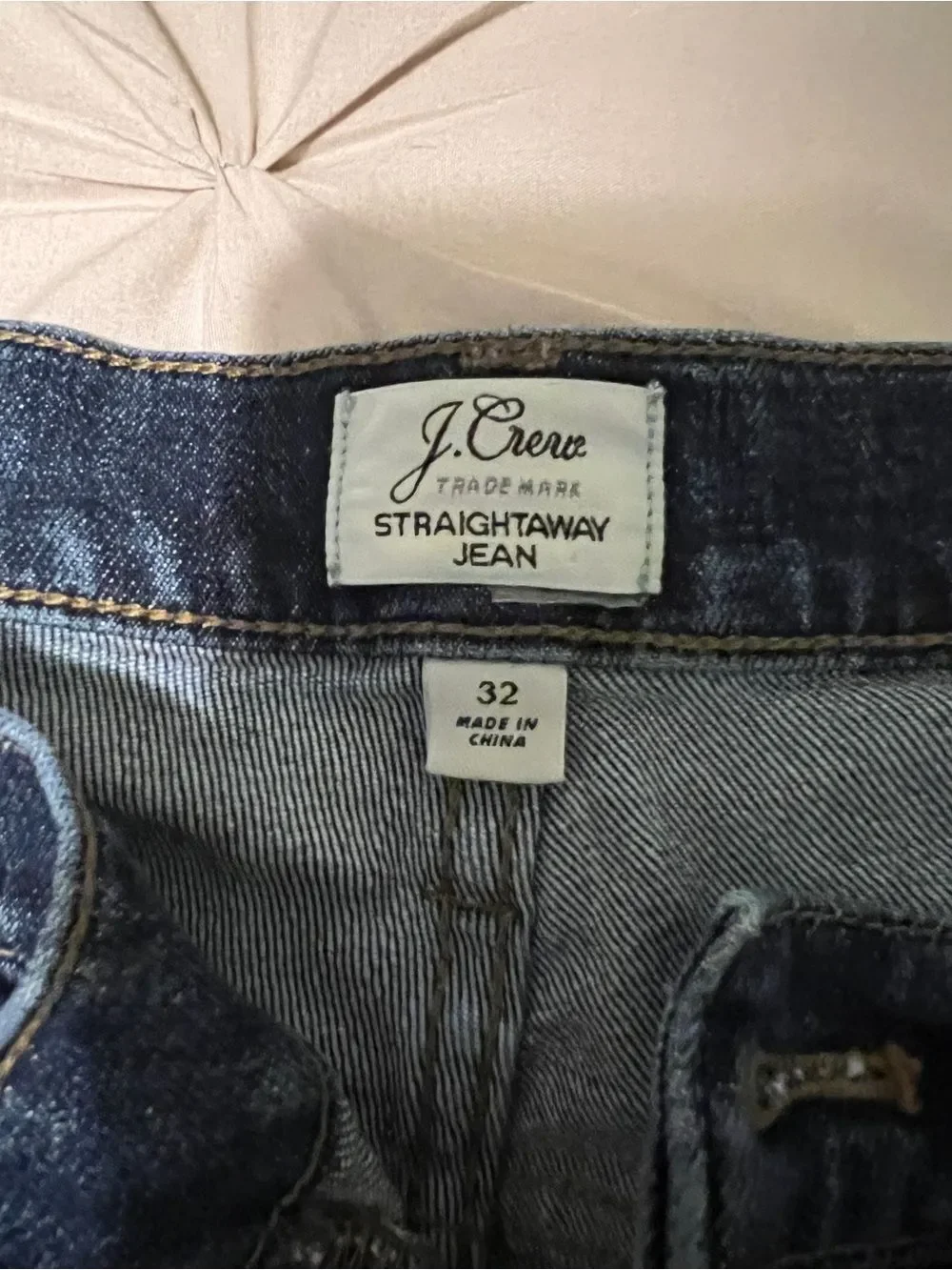 J. Crew High-Rise Button-Fly Medium Blue Jeans